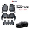 Thảm Lót Sàn Ô Tô TPE Hyundai Santafe 2021 – 2025
