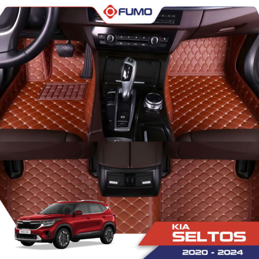 Thảm lót sàn ô tô 6D Kia Seltos 2020-2024