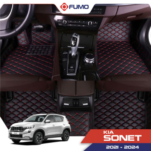 Thảm lót sàn ô tô 6D Kia Sonet 2021-2024