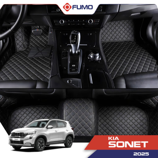 Thảm lót sàn ô tô 6D Kia Sonet 2025