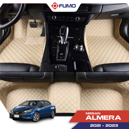 Thảm lót sàn ô tô 6D Nissan Almera 2021-2023