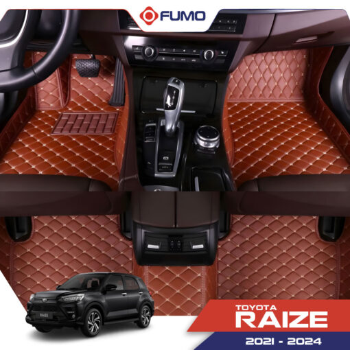 Thảm lót sàn ô tô 6D Toyota Raize 2021-2024