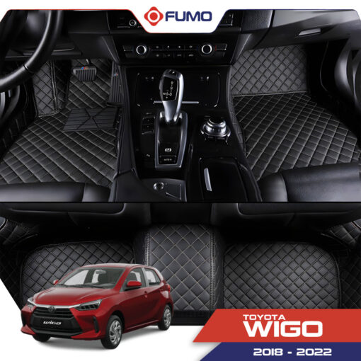Thảm lót sàn ô tô 6D Toyota Wigo 2018-2022