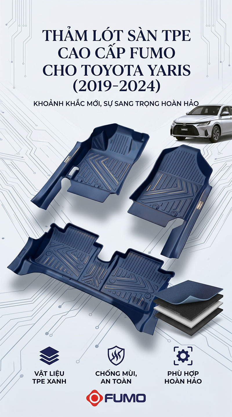 Thảm TPE Toyota Yaris