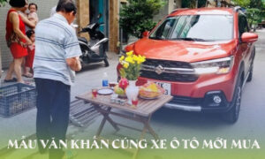 văn khấn cúng xe ô tô mới mua