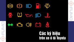 các ký hiệu trên xe ô tô Toyota