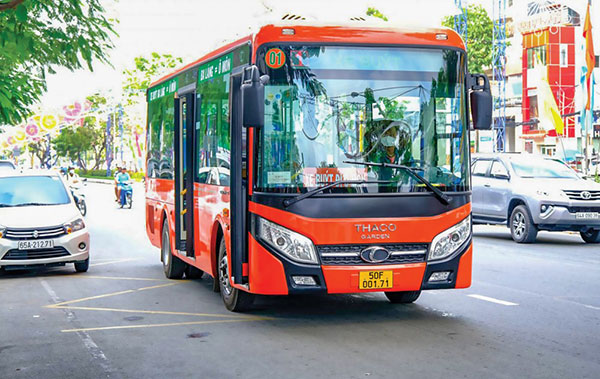 hình ảnh xe buýt Cần Thơ