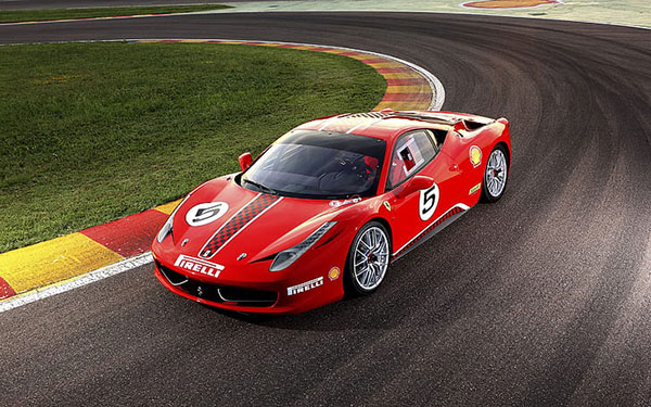 Hình nền xe ferrari đường đua tốc độ