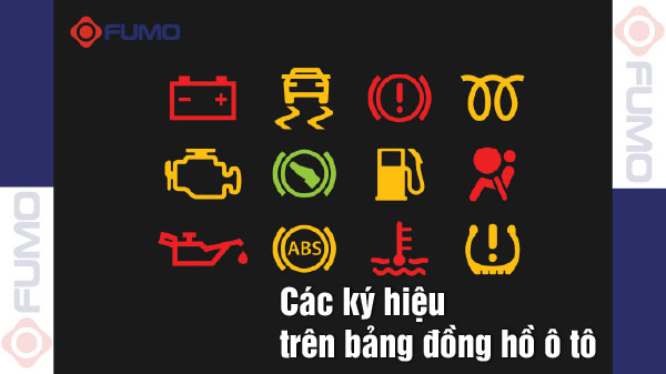 các ký hiệu trên bảng đồng hồ ô tô