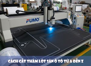 Cách cắt thảm lót sàn ô tô