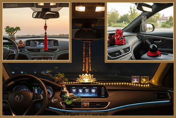 cách trang trí xe ô tô theo phong thuỷ