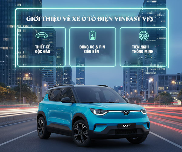 giới thiệu về xe ô tô điện Vinfast VF3
