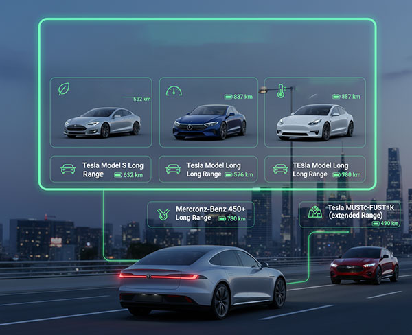 mẫu xe ô tô điện có quãng đường đi xa nhất