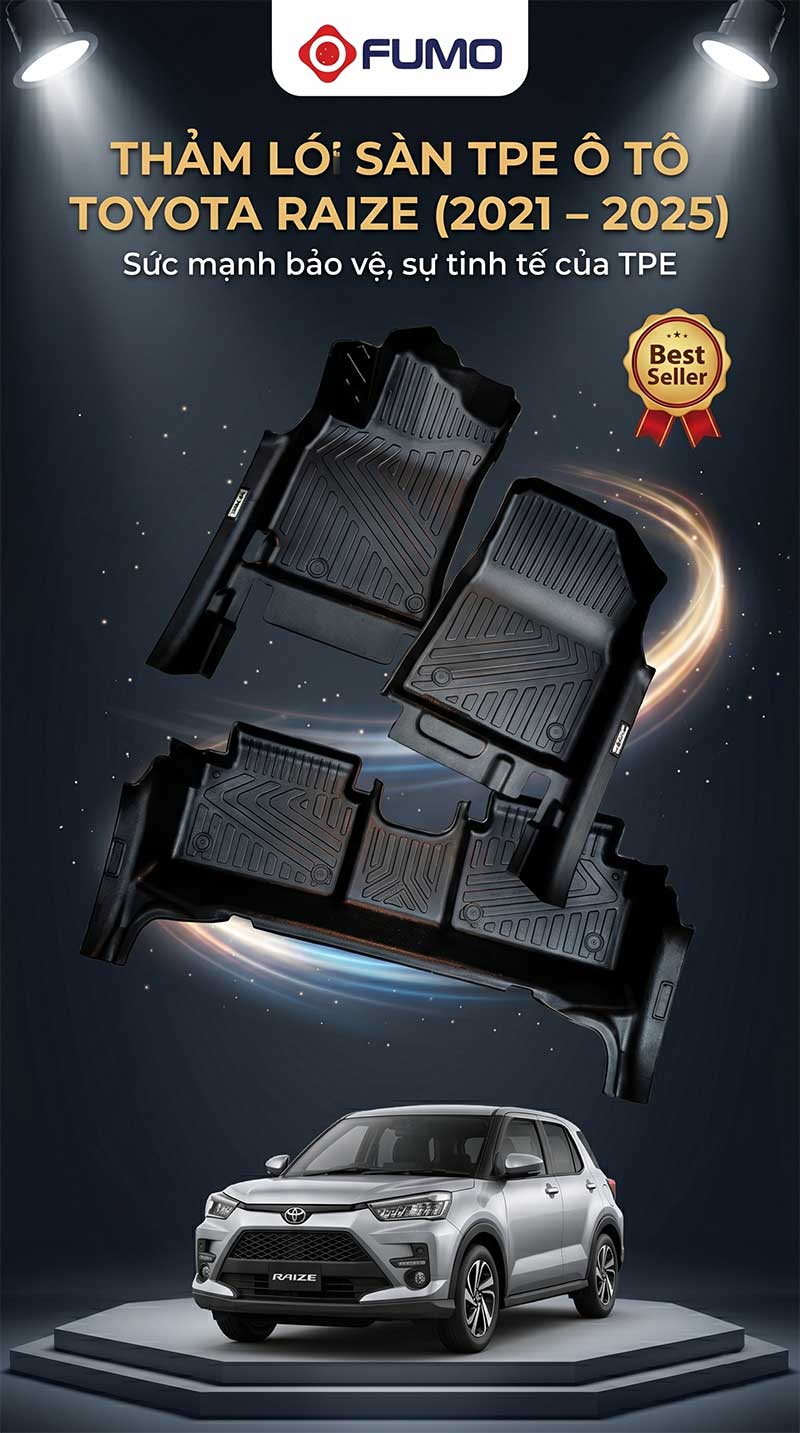 Thảm sàn TPE Toyota Raize