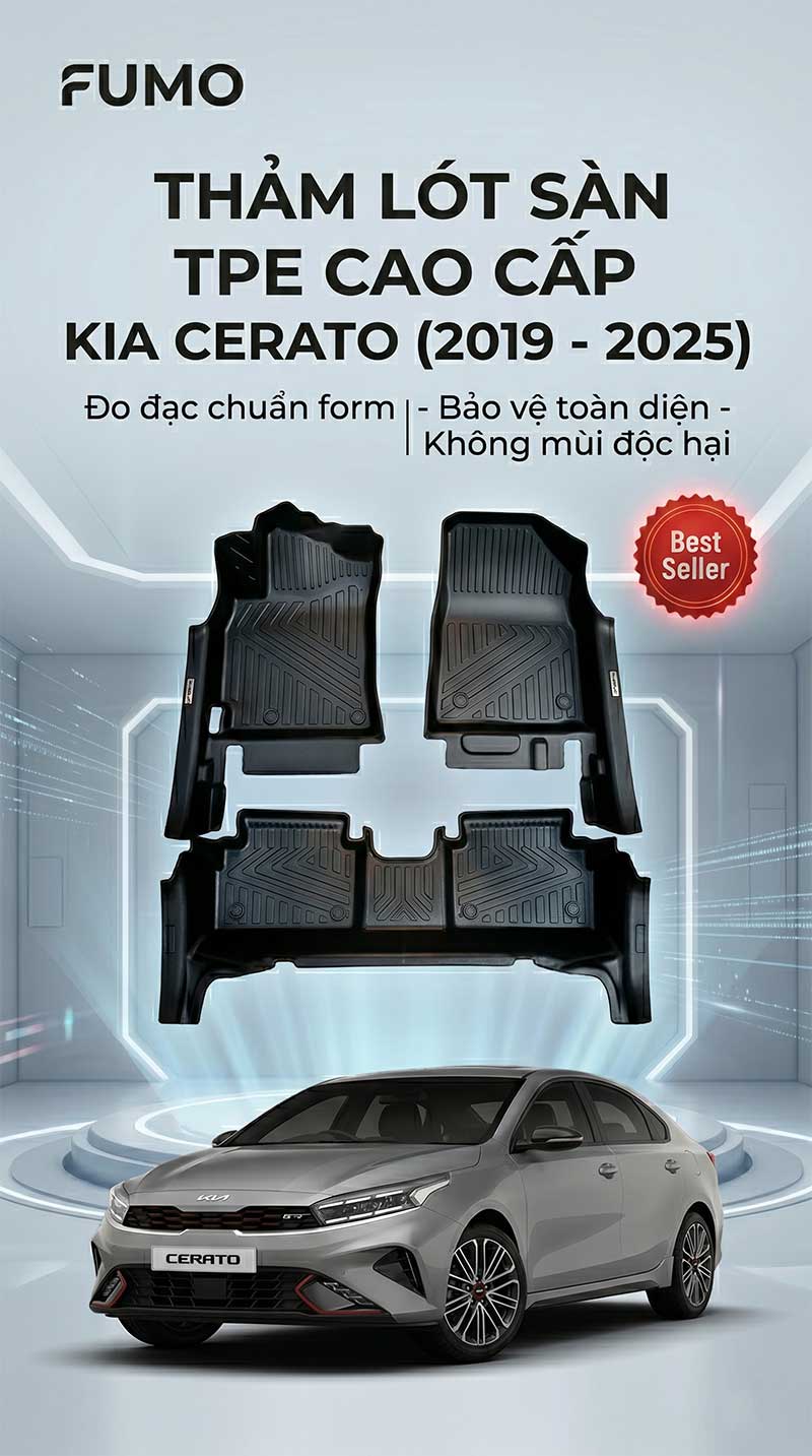 Thảm TPE Kia Cerato