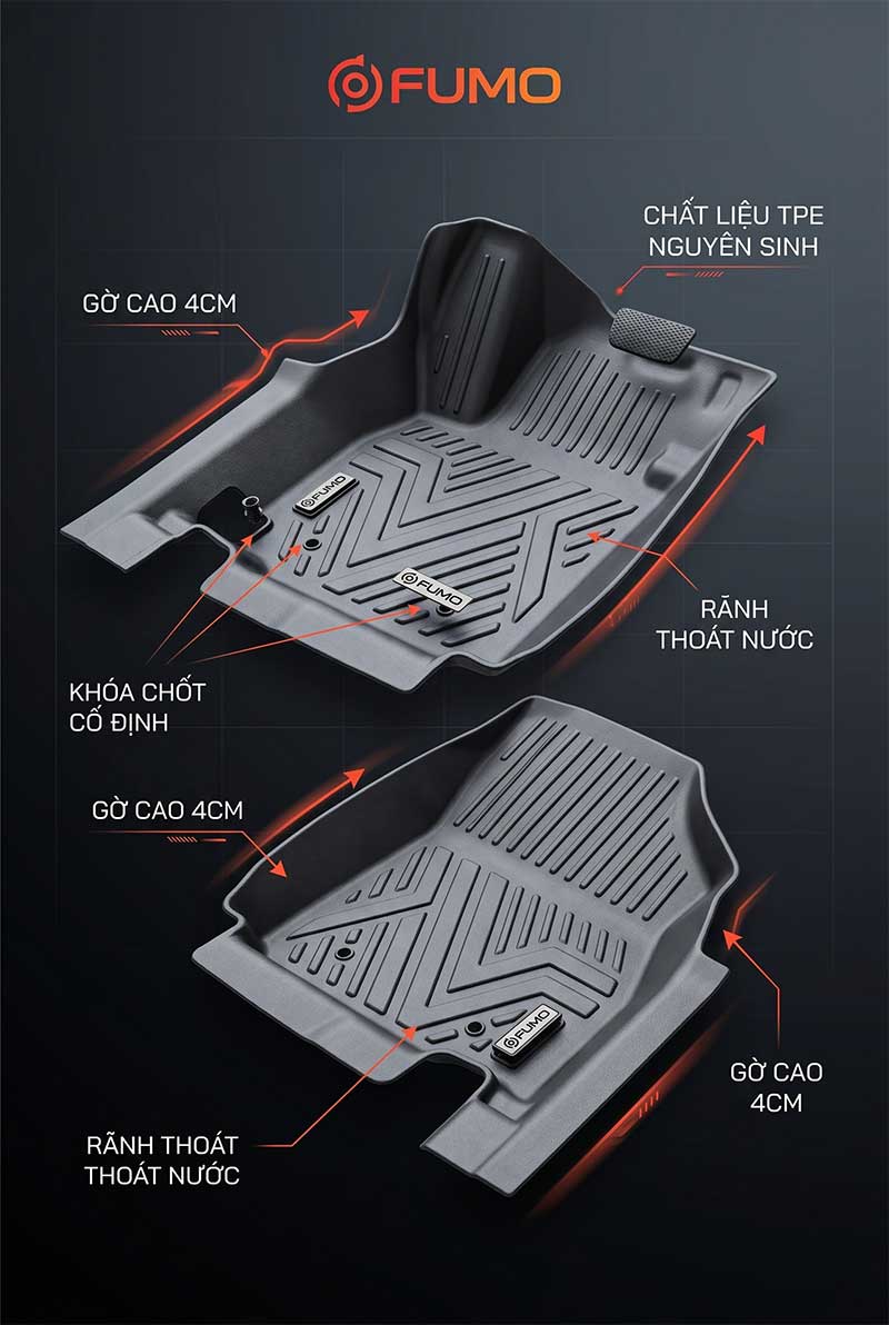 Thảm TPE Suzuki XL7 gò cao