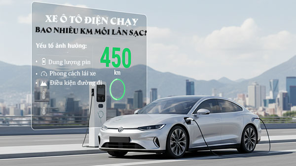 xe ô tô điện chạy bao nhiêu km