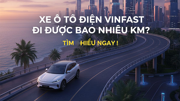 xe ô tô điện Vinfast đi được bao nhiêu km