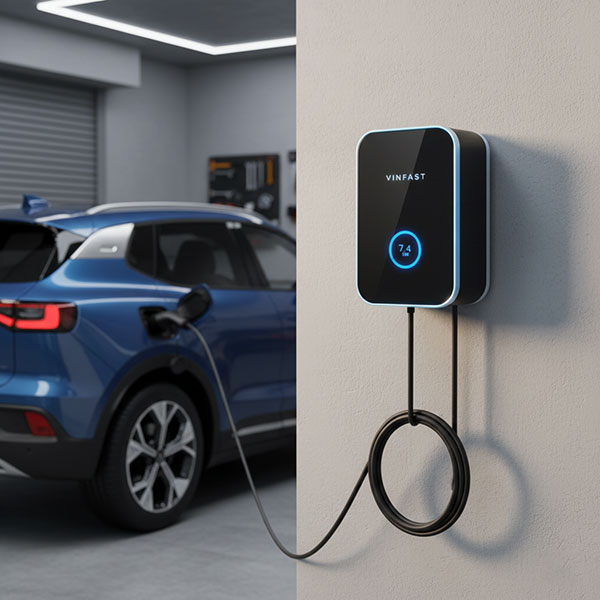 các loại bộ sạc xe ô tô điện vinfast 2