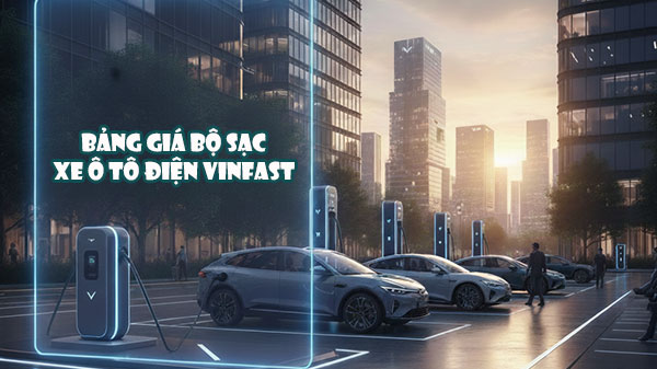giá bộ sạc xe ô tô điện Vinfast