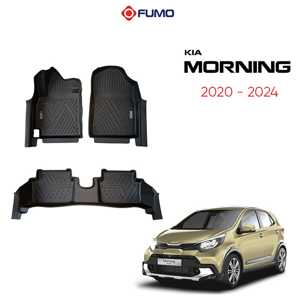 Thảm Lót Sàn Ô Tô TPE Kia Morning 2020 – 2024