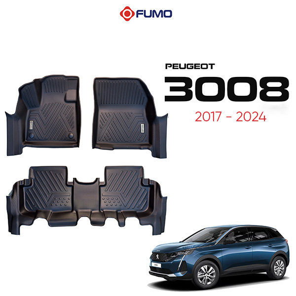 Thảm Lót Sàn Ô Tô TPE Peugeot 3008 2017 – 2024