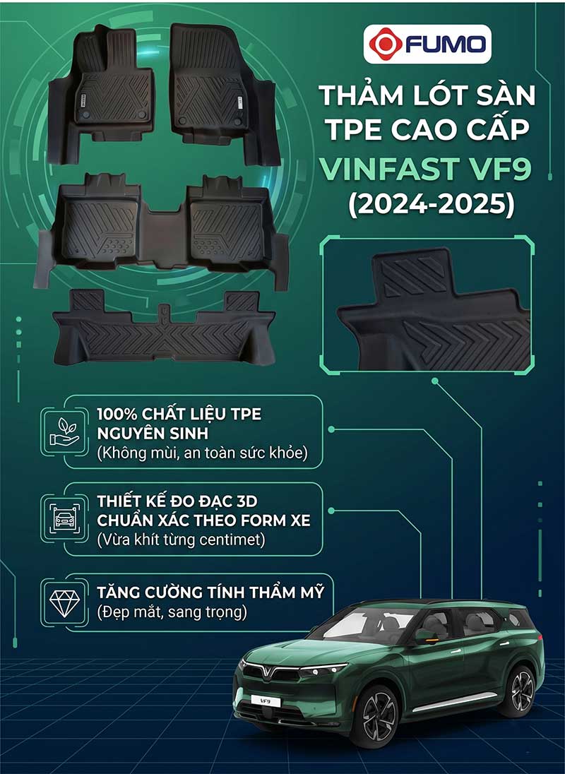Thảm tpe Vinfast VF9