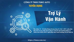 TUYỂN DỤNG VỊ TRÍ TRỢ LÝ VẬN HÀNH