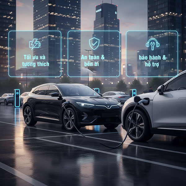 vì sao nên sử dụng bộ sạc chính hãng vinfast