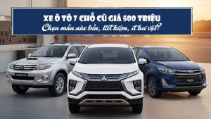 xe ô tô 7 chỗ cũ giá 500 triệu