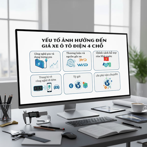 yếu tố ảnh hưởng đến giá ô tô điện 4 chỗ