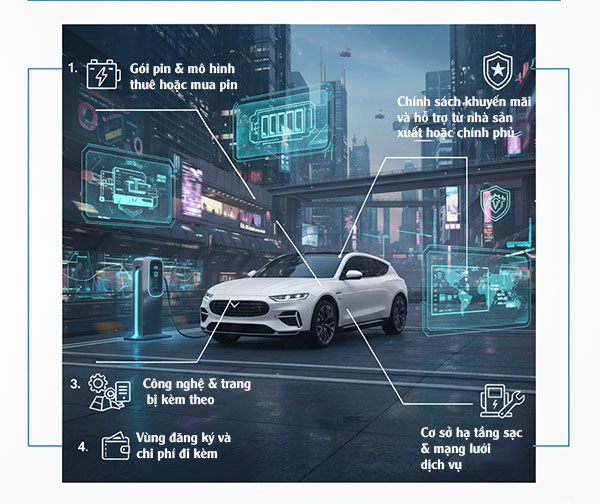 Yếu tố ảnh hưởng đến giá xe ô tô điện vinfast 4 chỗ