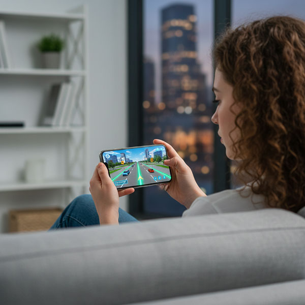 cách sử dụng phần mềm lái xe ô tô trên điện thoại