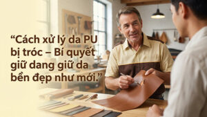 cách xử lý da pu bị tróc