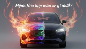 mệnh hoả hợp màu xe gì