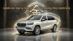 mệnh kim hợp màu xe gì