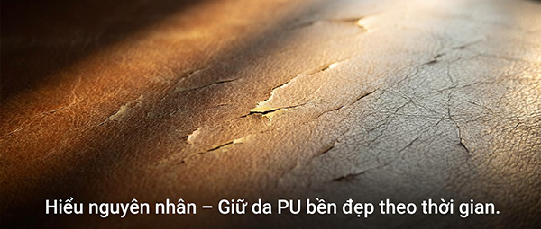 nguyên nhân da pu bị tróc