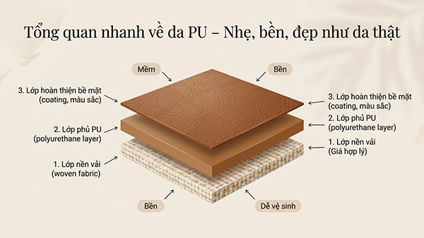 tổng quan nhanh về da pu