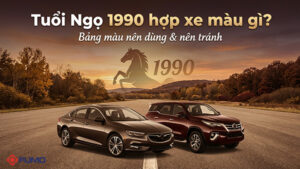 tuổi ngọ 1990 hợp xe màu gì
