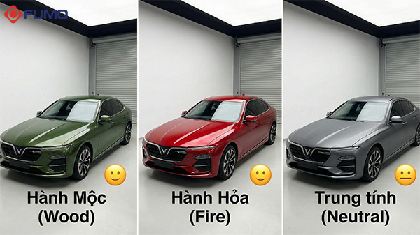 1995 hợp màu xe gì theo phong thuỷ