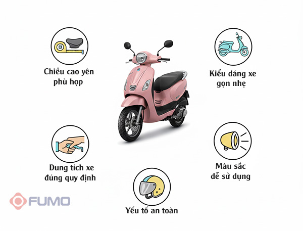 chọn xe cho nữ sinh 2009 cần lưu ý gì