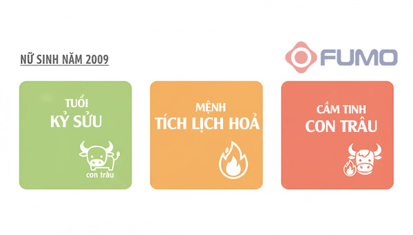 nữ sinh 2009 là tuổi gì, mệnh gì