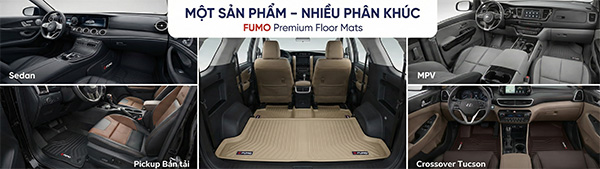 thảm lót sàn ô tô phù hợp với các dòng xe