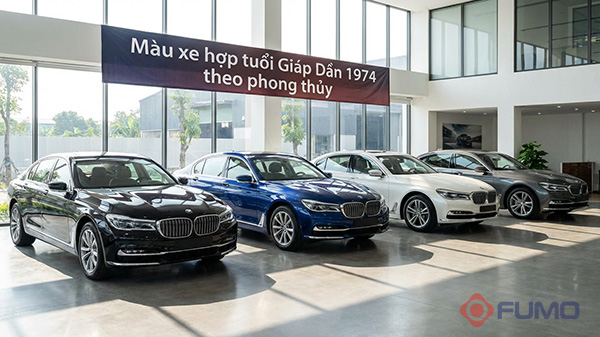 tuổi giáp dần 1974 hợp xe màu gì nhất theo phong thuỷ