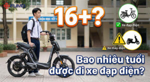 Bao nhiêu tuổi được đi xe đạp điện