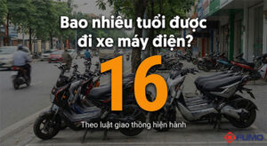 Bao nhiêu tuổi được đi xe máy điện