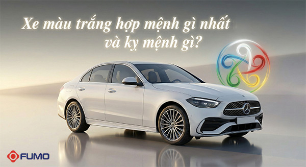 xe màu trắng hợp mệnh gì