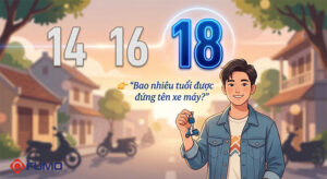 Bao nhiêu tuổi được đứng tên xe máy
