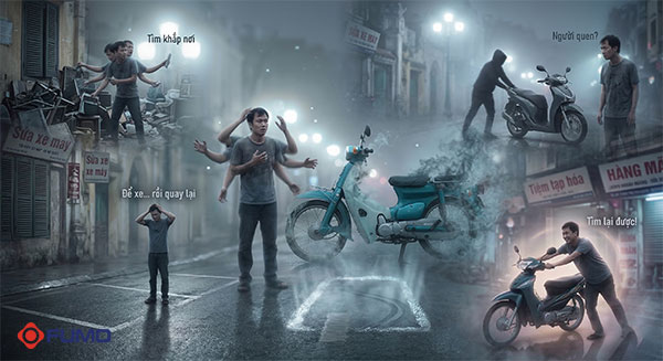 các trường hợp mất xe máy ngoài đường