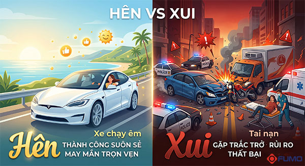 mơ thấy xe lớn là hên hay xui